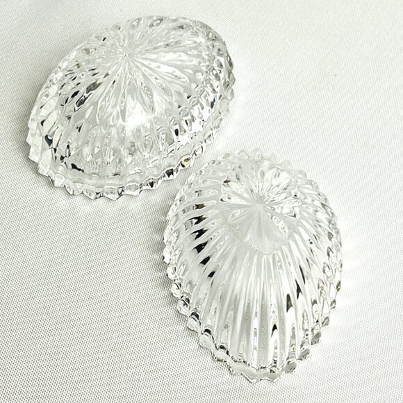 Crystal Vintage Lidded Egg Nachtmann Bleikristall in Box W Germany 3” long - Picture 5 of 11